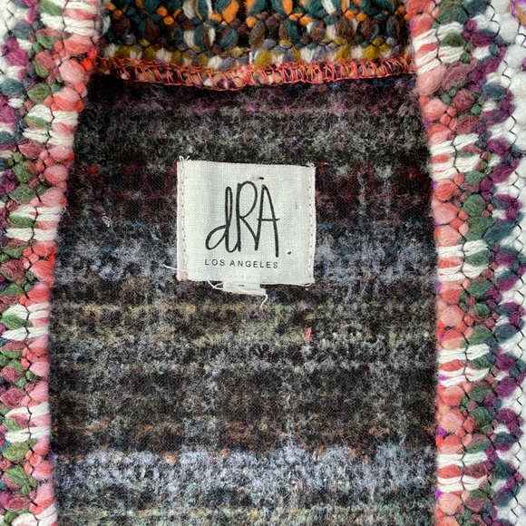 Lovely boho Anthropologie rainbow woven cardigan-jacket - by dRA Los Angeles - Picture 7 of 8